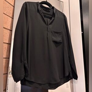 Zara S Black Long Sleeve Blouse